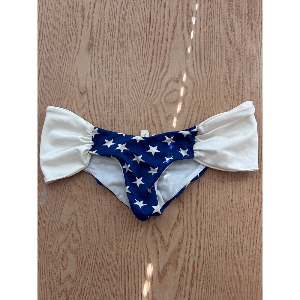 B24 New Women’s Lira Pacsun Patriotic American Flag 🇺🇸 Bikini👙Bottoms Size Xs